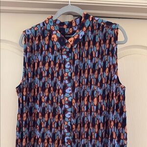 Wildfang Multicolor Patterned Sleeveless Blouse
